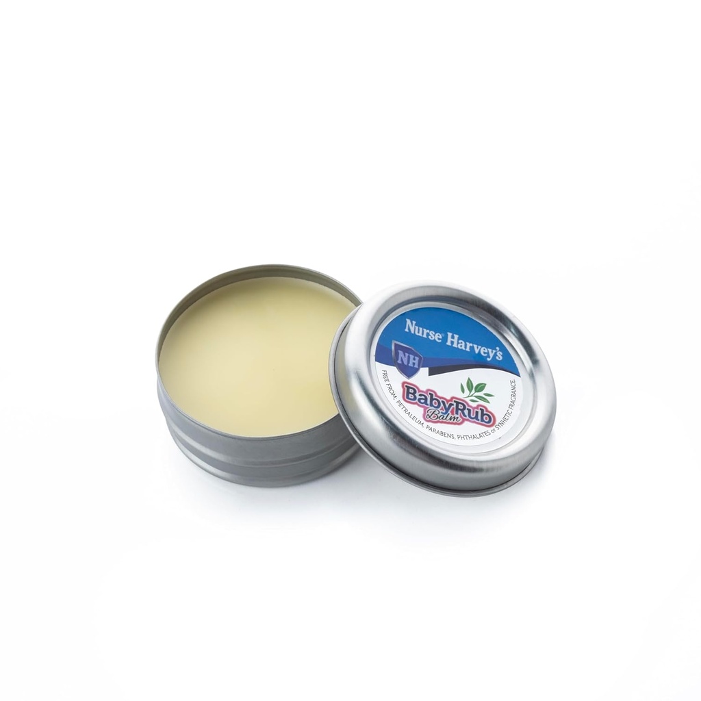 NURSE HARVEY'S baby RUB BALM (Αμιγώς φυσικό βρεφικό στήθος, 3 μήνες+, Soothes βήχας & Stuffy μύτη) 0.7Fl Oz