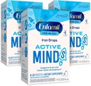 Enfamil Fer-In-Sol Iron Supplement Drops for Infants & Toddlers, Υποστηρίζει την ανάπτυξη του εγκεφάλου, 50 mL μπουκάλι Dropper, Συσκευασία των 3