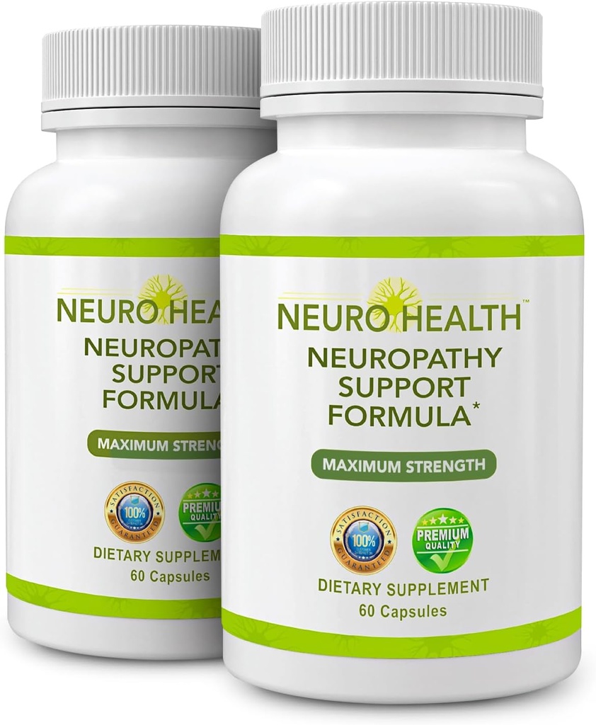 Nerve Support Formula for Neuropathy - Το Nerve Σωτήρας Συμπλήρωμα με Βιταμίνες Β και Άλφα Λιποϊκό Οξύ - Ταχεία Απορρόφηση για Nerve Discomfort Relief - 120 Κάψουλες