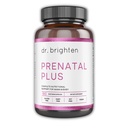 Dr. Brighten Prenatal Plus - Γυναικεία φόρμουλα, Ενεργές Βιταμίνες Β, Ορυκτά, Αντιοξειδωτικά για Έγκυες ή Νοσηλευτικές Μητέρες, Μη ΓΤΟ Vegan, Χωρίς Γλουτένη, Χωρίς Σόγια - 180 Κάψουλες