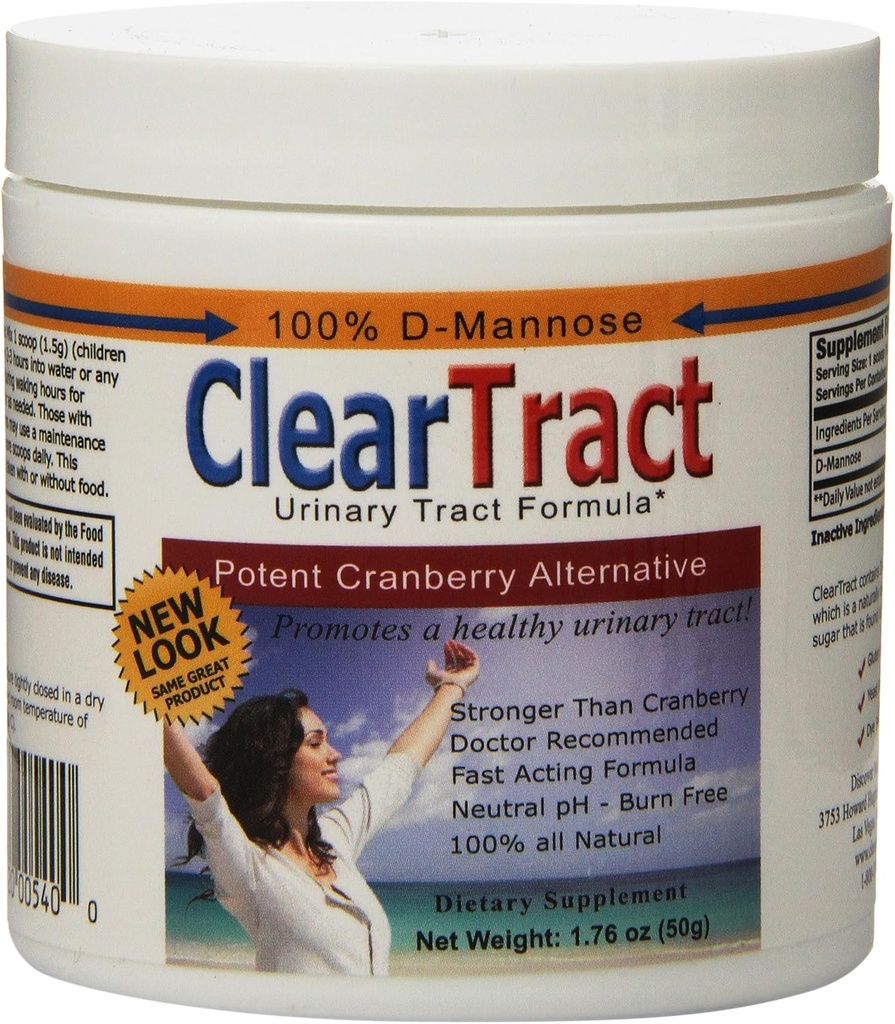 Cleartract D-Mannose Formula Powder, 50 Gram