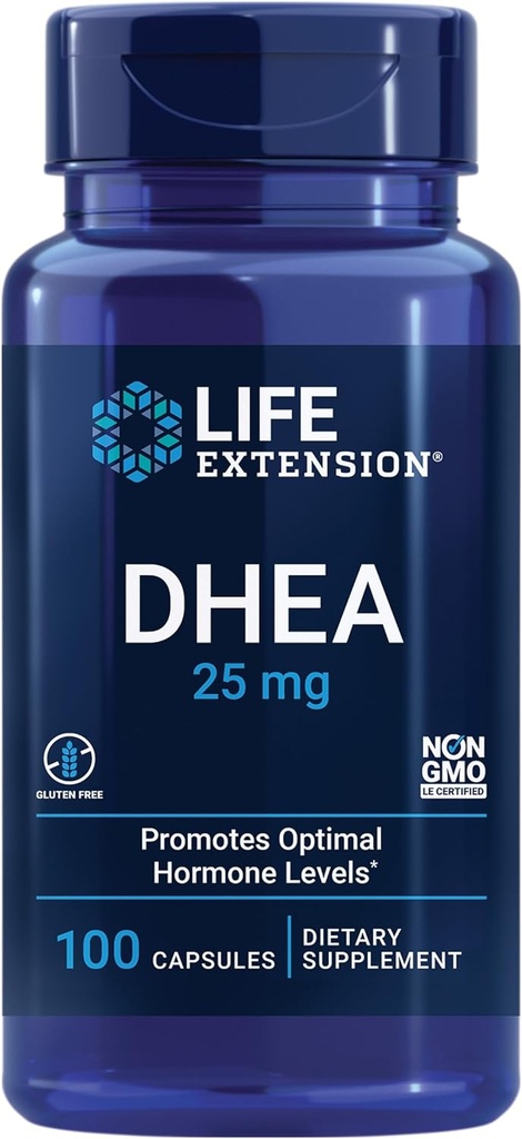 Επέκταση ζωής DHEA 60 & 100 Κάψουλες - για ισορροπία ορμονών, υποστήριξη ανοσοποιητικών, σεξουαλική υγεία, οστική και καρδιοαγγειακή υγεία