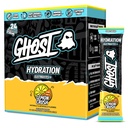 Συσκευασία ενυδάτωσης GHOST, Crush λεμονιού, 24 Sticks, Ηλεκτρολύτης σκόνη - Συμπλήρωμα μειγμάτων ποτών με μαγνήσιο, κάλιο, ασβέστιο, βιταμίνη C - Vegan φιλικό, χωρίς σόγια, ζάχαρη & γλουτένη