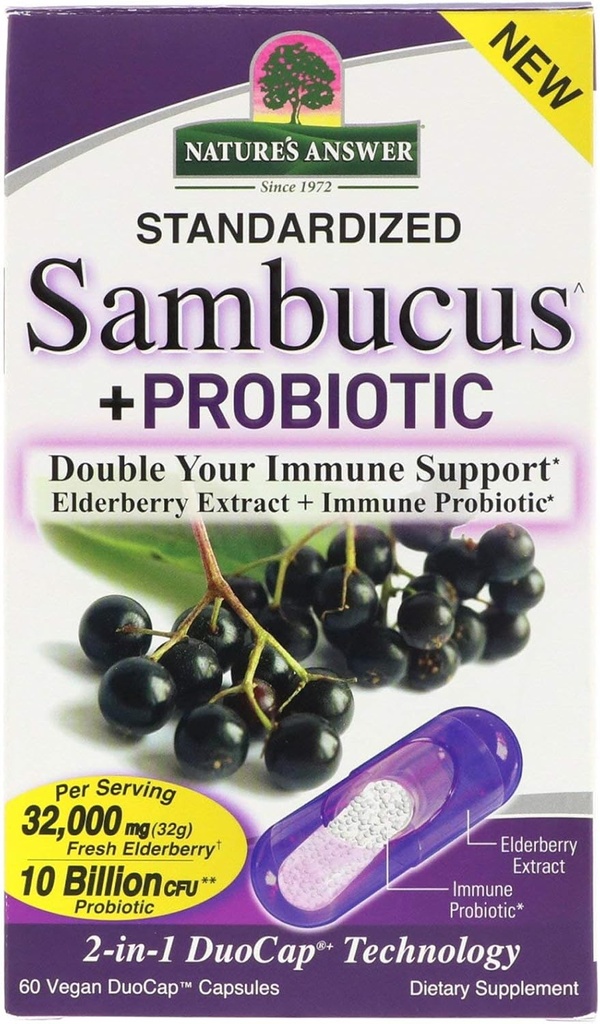 Απάντηση της φύσης Sambucus + Probiotic 
