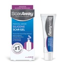 ScarAway Silicone ουλή Gel, βοηθά στη βελτίωση του μεγέθους, το χρώμα και την υφή του υπερτροφικού & κελόιντ ουλές από τραυματισμούς, εγκαύματα & χειρουργική επέμβαση, αδιάβροχο, 10g (0.35 Oz)