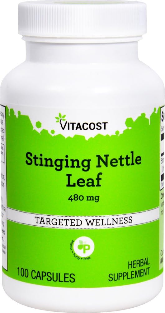 Vitacost Stinging Nettle Leaf -- 480 mg - 100 Capsules