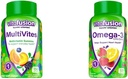 Vitafusion MultiVites Gummy Multivitamins for Adults with 12 Vitamins and Minerals, Berry, Peach & Omega-3 Gummy Vitamins, Berry Lemonade Flavored, Heart Health Vitamins(1)