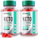 NutraRize (Pack of 2 Keto IQ Keto ACV Gummies, Formula for Advanced Weight Loss, Συμπλήρωμα διατροφής, Gomitas Κριτικές (120 Gummies)