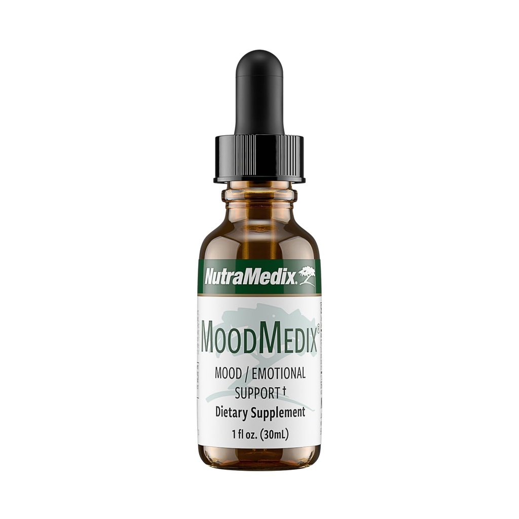 NutraMedix MoodMedix - Mood Support Supplement with Bioavailable Liquid Cat's Claw & Turmeric Root Drops - Mood, Stress Response & Emotional Support Supplement - Liquid Herbal Extract Tincture (1oz)