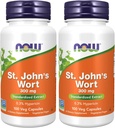 NOW Supplements, St. John's Wort (Hypericum perforatum) 300 mg, Standardized Extract, 100 Veg Capsules (Pack of 2)