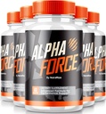 NutraRize (πακέτο των 5 καψακίων Alpha Force, όλα τα φυσικά χάπια για την υποστήριξη της ενέργειας και της απόδοσης, διατροφική φόρμουλα για τη συνολική υγεία, επίσημη κριτική AlphaForce (300 κάψουλες)