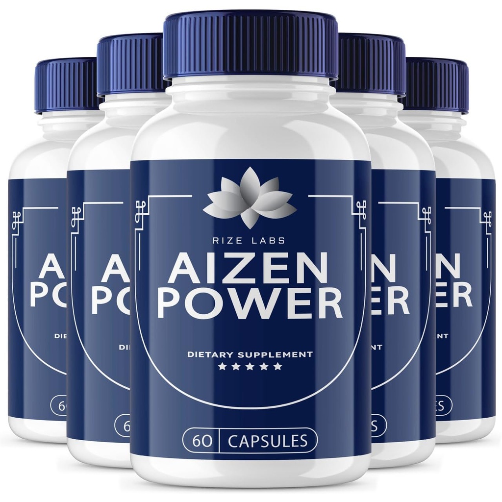 rize labs - Aizen Power for Men, All Natural Ανδρικό συμπλήρωμα για την ενίσχυση της ενέργειας και της απόδοσης (300 κάψουλες)