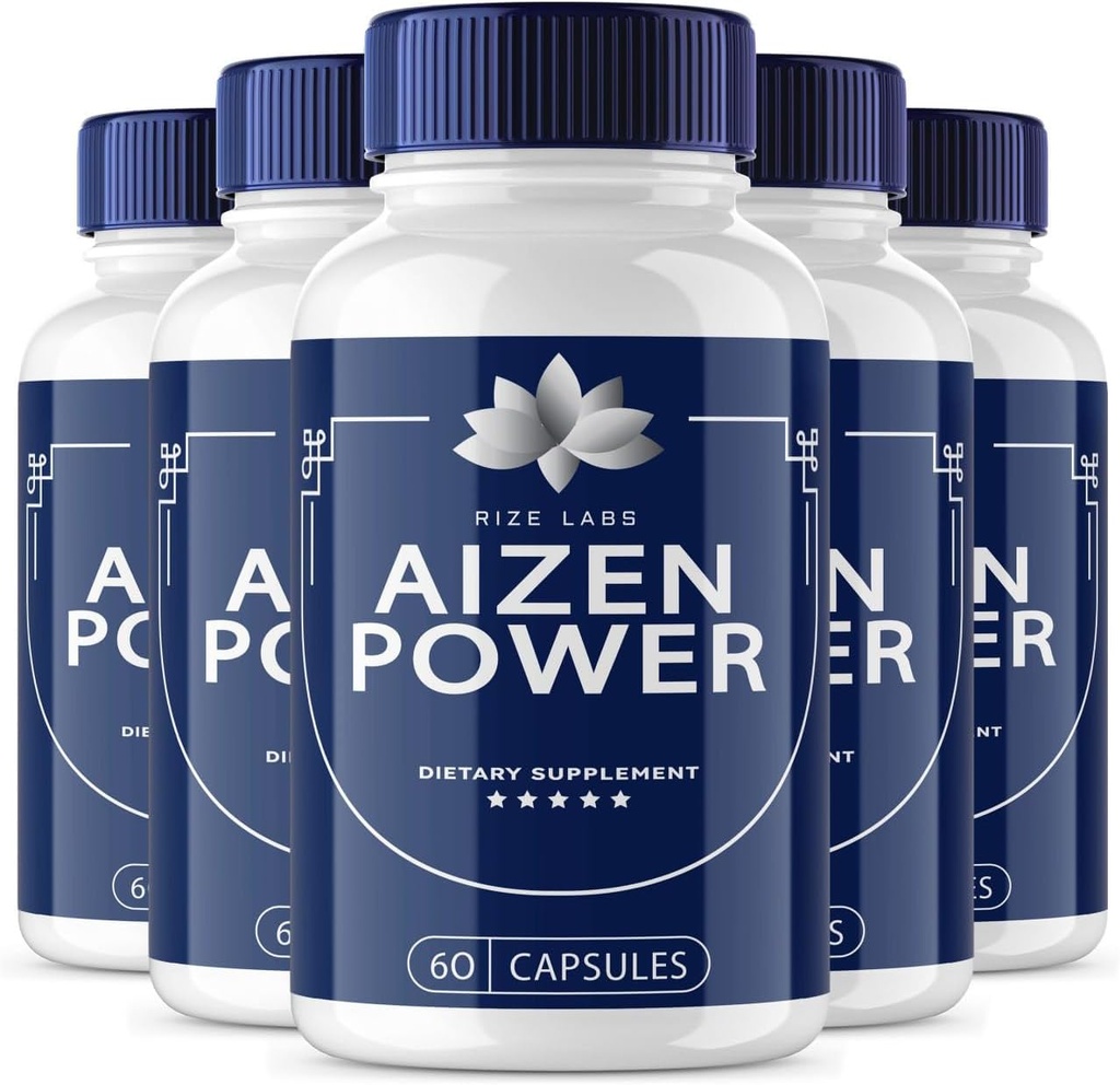 rize labs - Aizen Power for Men, All Natural Ανδρικό συμπλήρωμα για την ενίσχυση της ενέργειας και της απόδοσης (300 κάψουλες)
