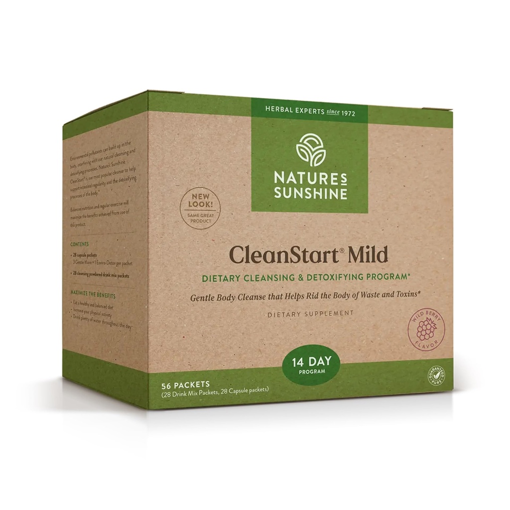 Nature's Sunshine CleanStart Ήπιο, 56 Packets 