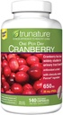 trunature Cranberry 650 mg, 140 κάψουλες για χορτοφάγους (3 Συσκευασία)