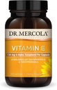 Dr. Mercola Vitamin E, 90 Servings (90 Κάψουλες), 134 mg ανά κάψουλα, Συμπλήρωμα διατροφής, Υποστηρίζει το υγιές δέρμα, μη ΓΤΟ
