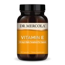 Dr. Mercola Vitamin E, 90 Servings (90 Κάψουλες), 134 mg ανά κάψουλα, Συμπλήρωμα διατροφής, Υποστηρίζει το υγιές δέρμα, μη ΓΤΟ