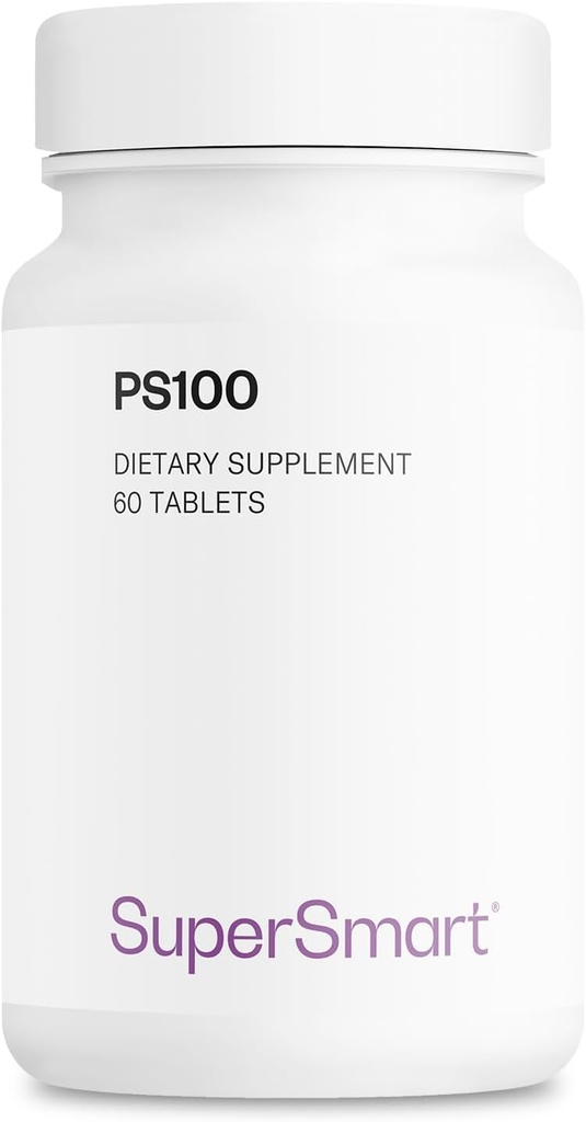 Supersmart - PS100 συμπλήρωμα 300mg ανά ημέρα (Φωσφατιδυλσερίνη) - Εγκεφαλική Υγεία & Προστασία - Υποστήριξη μνήμης 