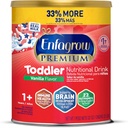 Enfagrow Premium Τοντλερ Διατροφικό Ποτό, Φυσικό άρωμα βανίλιας, Ωμέγα-3 DHA για την υποστήριξη του εγκεφάλου, Πρεβιοτικά & Βιταμίνες για την Ανοσολογική Υγεία, Μη-ΓΤΟ, Σκόνη Can, 32 Oz (πακέτο του 1