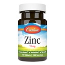 Carlson - Ψευδάργυρος, 15 mg, συμπλήρωμα ψευδαργύρου, Γλυκονικό ψευδάργυρο, Ανοσολογική Υποστήριξη & Υγεία του δέρματος, Δισκία ψευδαργύρου, Αντιοξειδωτικό, Καψάκια ψευδαργύρου, 100 δισκία