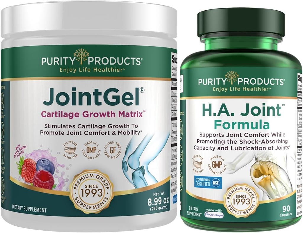 JointGel προϊόντων καθαρότητας (Berry Flavor) + HA Joint Formula Bundle Bioactive Collagen Peptides + MSM - Υποστηρίζει την κοινή λειτουργία + Ευελιξία κατά την οχύρωση κοινών Cartilage - Υαλουρονικό οξύ +Περισσότερα