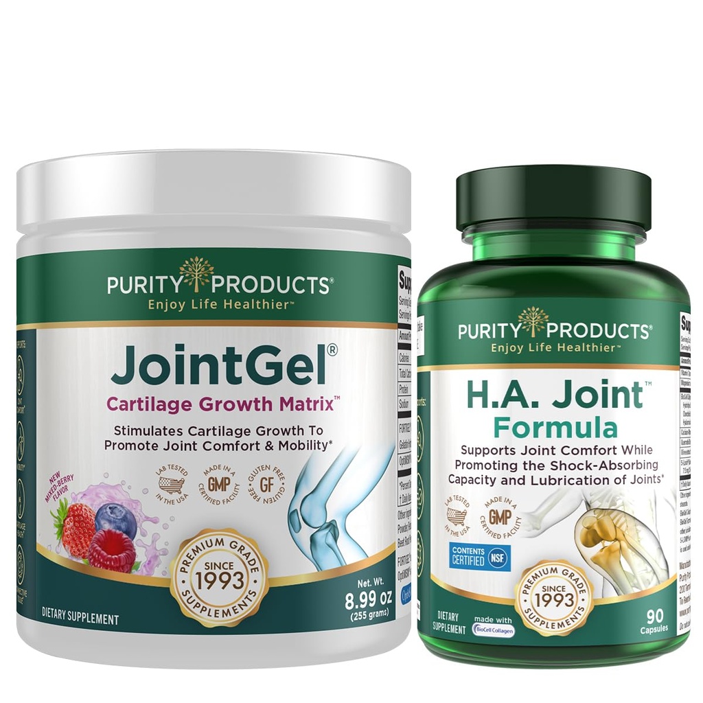 JointGel προϊόντων καθαρότητας (Berry Flavor) + HA Joint Formula Bundle Bioactive Collagen Peptides + MSM - Υποστηρίζει την κοινή λειτουργία + Ευελιξία κατά την οχύρωση κοινών Cartilage - Υαλουρονικό οξύ +Περισσότερα
