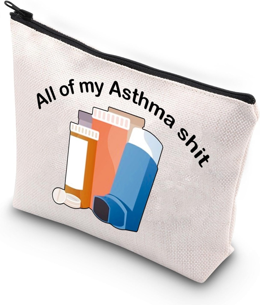 VAMSII Asthma Fighter Εισπνοή δώρου Τσάντα ταξιδιών Όλα μου Άσθμα σκατά ευαισθητοποίησης τσάντα φαρμακευτική αγωγή