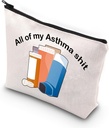 VAMSII Asthma Fighter Εισπνοή δώρου Τσάντα ταξιδιών Όλα μου Άσθμα σκατά ευαισθητοποίησης τσάντα φαρμακευτική αγωγή