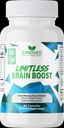 limitless Brain Boost (60 caps) - Memory, Focus, Mental Clarity - Nootropics Scientific Formula for Enhancement Performance, Super Ginkgo Biloba, St John Wort Extract, DMAE