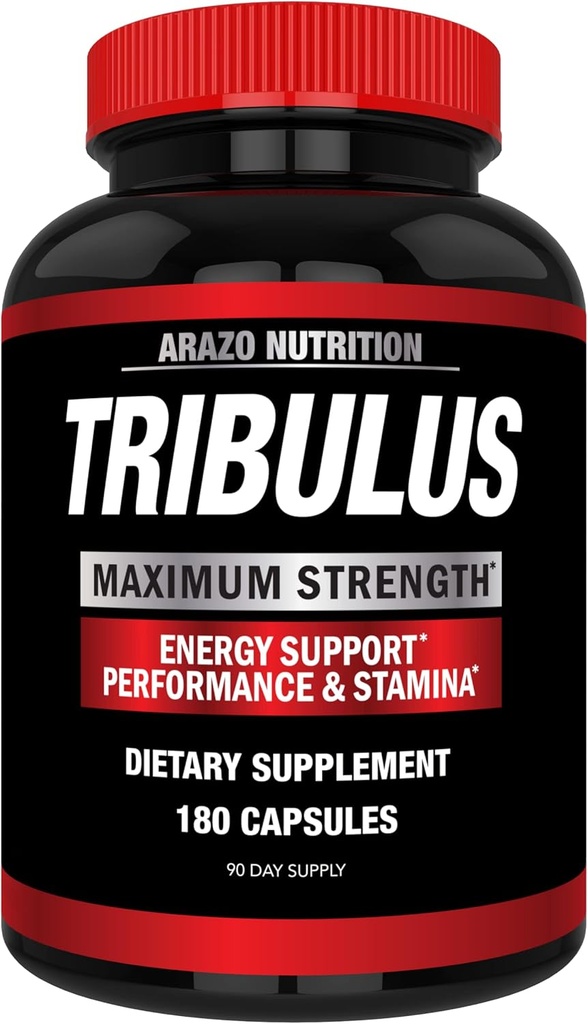 Arazo Nutrition Tribulus Terrestris 1500mg Extract Powder – 180 κάψουλες - Ενεργειακός ενισχυτής με αποφρακτικό οιστρογόνων