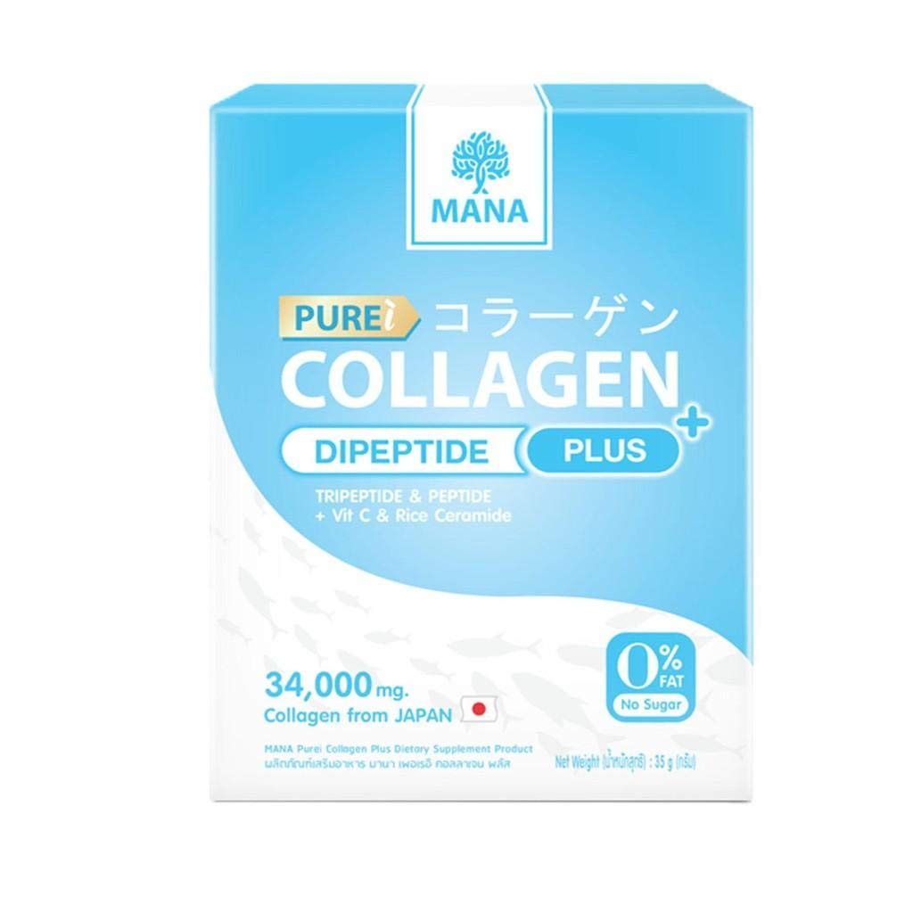 MANA Pure Collagen Plus 35g. Κόνις κολλαγόνου, διαλυτή στο πόσιμο νερό, βοηθά στη μείωση των ρυτίδων στο πρόσωπο. Αυτό θα βοηθήσει το δέρμα να φαίνεται φουσκωτό, σταθερό, λευκό και καθαρό, με αύρα