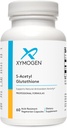 XYMOGEN S Acetyl Glutathione - Superior Απορρόφηση Acetylated Glutathione συμπλήρωμα με Στομάχι Acid-resistant Κάψουλες - Υγιεινή γήρανση, Κυτταρικό, Αντιοξειδωτικό + Ανοσοποιητική υποστήριξη (60 Κάψουλες)