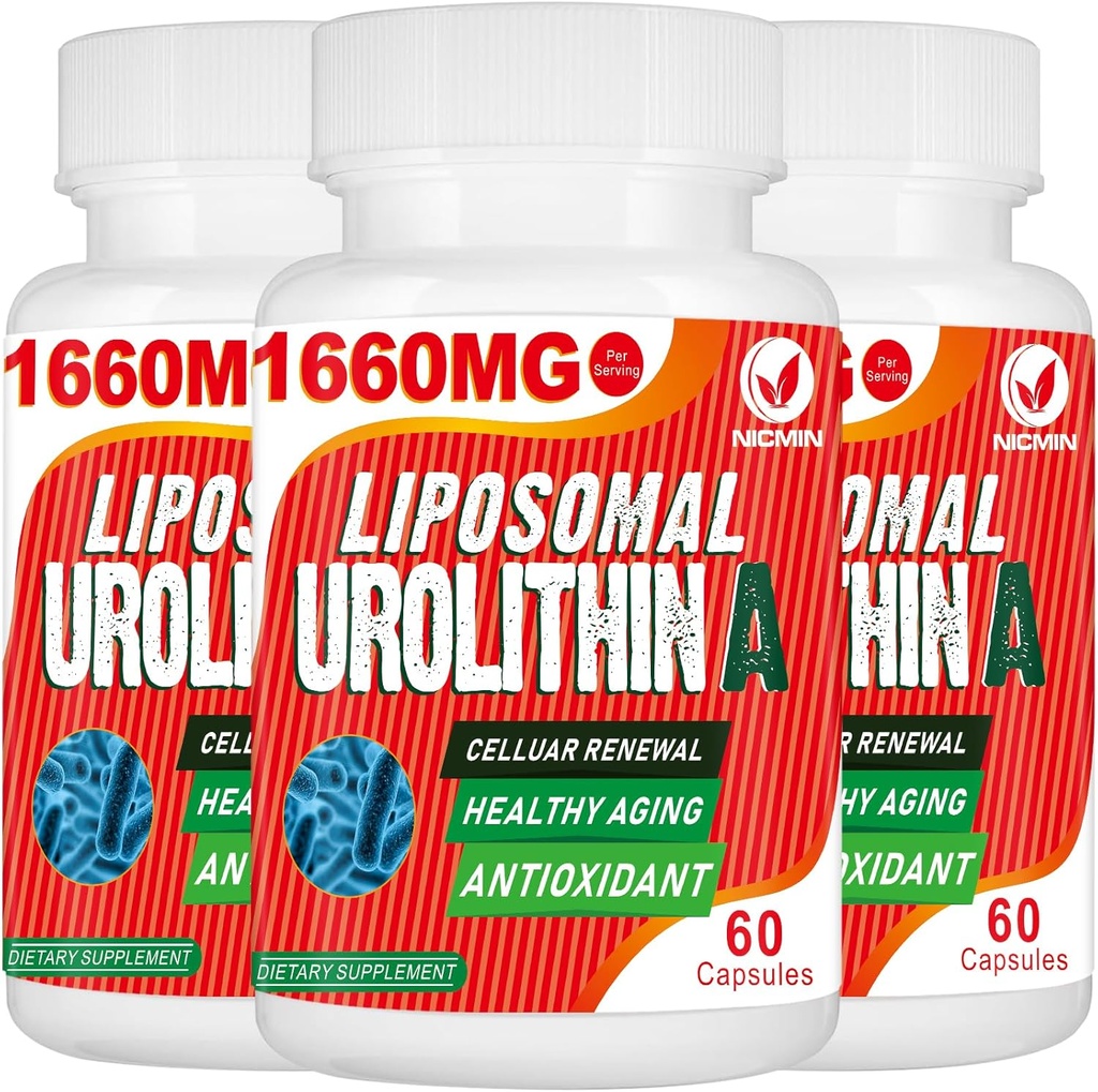 1660MG Ουρολιθίνη Ένα συμπλήρωμα - Λιποσωμική Ουρολιθίνη 180 κάψουλες