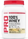 GNC Pro Performance 100% Whey Protein Powder 2.0, γρήγορη απορρόφηση για μυϊκή δύναμη και ανάκτηση, Βανίλια, 25 εξυπηρετούν