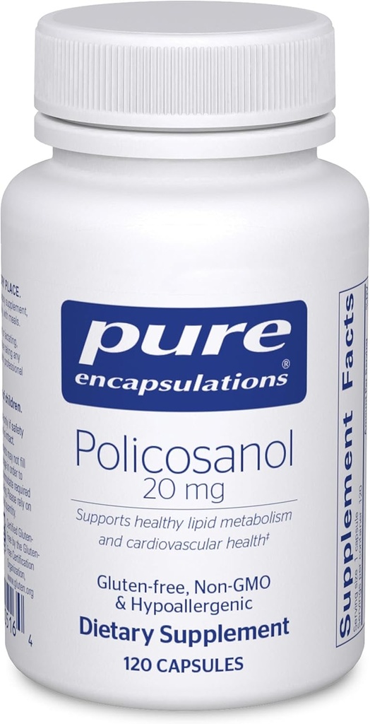 Pure Encapsulations Policosanol 20 mg 