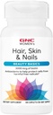 GNC Women's Hair, Skin & Nails | Daily Multivitamin Blend | Biotin (3,000 mcg), Hyaluronic Acid, Vitamins C & E with Niacin | Added Antioxidants | Supports Womens Health and Beauty | 60 Caplets