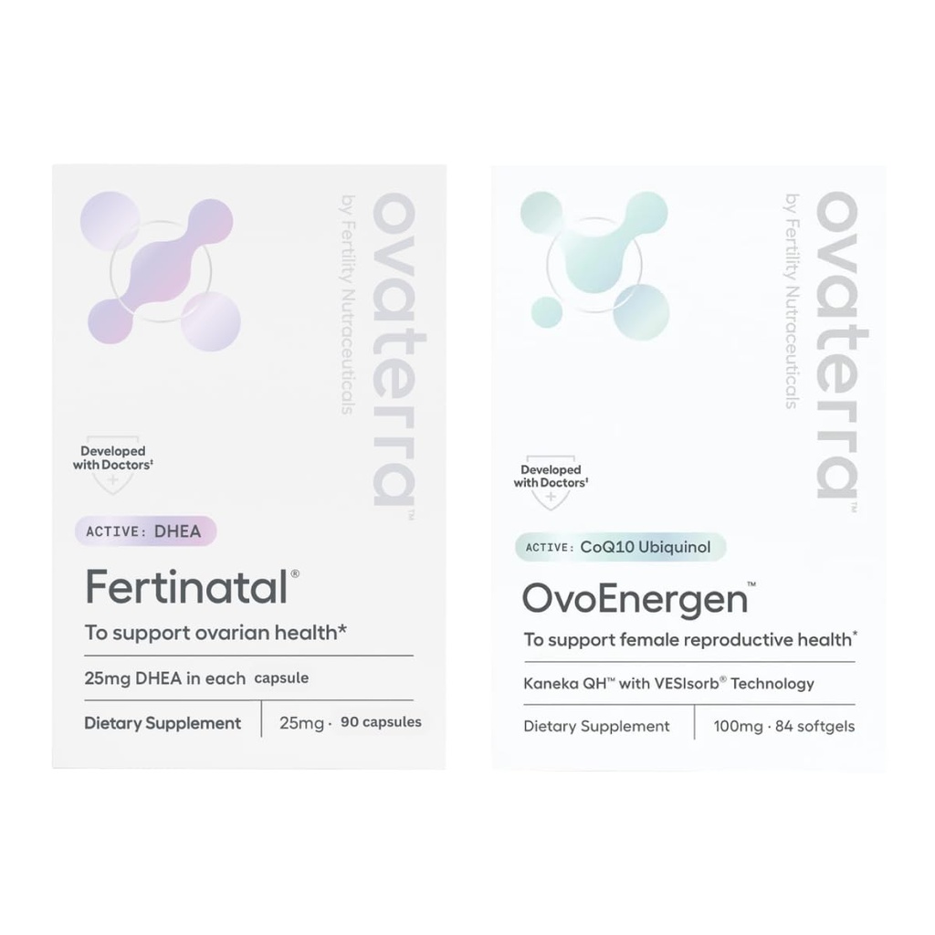 Egg Health Power Pack for Women for Fertility Suppport & Egg Heatlh with Kaneka QH, VESISorb® Technology, Ubiquinol & Micronized DHEA 90 - 25mg Κάψουλες & 84 - 100mg κάψουλες Softgel 28 Ημέρα προσφοράς