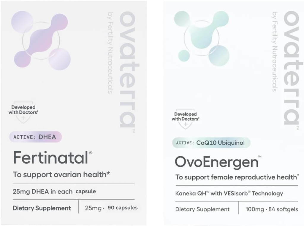 Egg Health Power Pack for Women for Fertility Suppport & Egg Heatlh with Kaneka QH, VESISorb® Technology, Ubiquinol & Micronized DHEA 90 - 25mg Κάψουλες & 84 - 100mg κάψουλες Softgel 28 Ημέρα προσφοράς