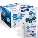 MED PRIDE Αποστειρωμένο Αλκοόλ Prep Pads, Αντισηπτικό, 70% Ισοπροπυλικό, μεμονωμένα τυλιγμένα, Ιατρικού Βαθμού 2 Ply Wipes (200 Count (Pack of 1) Λευκό)
