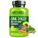 NATURELO Μια καθημερινή πολυβιταμίνη για τις γυναίκες 50+ (Δωρεάν Iron) - Υποστήριξη για την εμμηνόπαυση για τις γυναίκες άνω των 50 - ολόκληρο συμπλήρωμα διατροφής - Μη-ΓΤΟ - Χωρίς σόγια - 60 κάψουλες - 2 μήνες προσφοράς