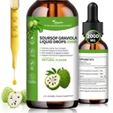 Βάφουν οργανικό Soursop Graviola Liquid Drop,Sour SOP Bitters Liquid for Cell Support & Regeneration, Immune Boost, Liver and Sleep, Herbal Goodness, Sugar/Gluten Free, Natural Flavor, 2 Fl Oz