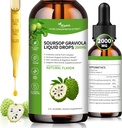 Βάφουν οργανικό Soursop Graviola Liquid Drop,Sour SOP Bitters Liquid for Cell Support & Regeneration, Immune Boost, Liver and Sleep, Herbal Goodness, Sugar/Gluten Free, Natural Flavor, 2 Fl Oz