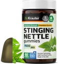 BIO KRAUTER Sting Nettle Gummies - 7500 mg Δύναμη - 60 μάσημα - Ρίζα Νετλ 10:1 Extract - Συμπλήρωμα στήριξης ούρων - Vegan Gummies Gelatin-Free Formula