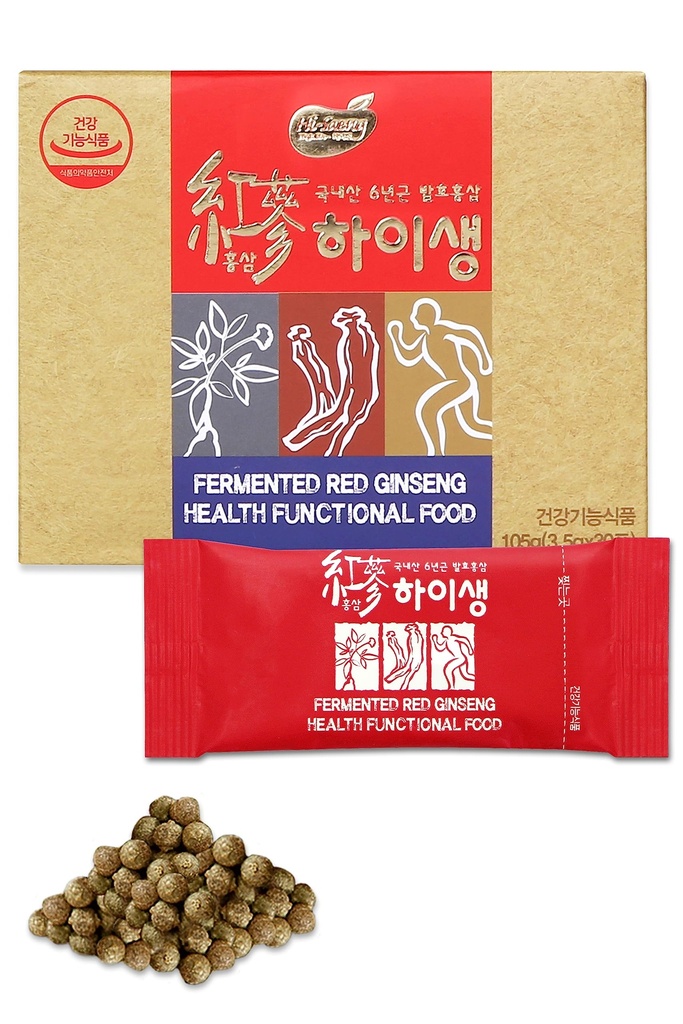 Red Ginseng Fermented Enzymes - Digestive Enzymes for Women & Men | Essential Enzymes for Digestion Fiber Supplement | Digestive Enzyme Supplements (30 Packets)