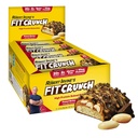 FITCRUNCH μπάρες πρωτεΐνης πλήρους μεγέθους, 6-Layer Baked Bar, 6g ζάχαρη, χωρίς γλουτένη & μαλακό πυρήνα κέικ (12 bars, φυστικοβούτυρο)