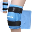 ReVIX 19" Extra Large Knee Ice Pack Wrap Γύρω από ολόκληρο το γόνατο, Reuseable Gel Ψυχρό πακέτο για τη δυσφορία και μετά την προπόνηση Κόπωση, κρύο συμπίεση, ενίσχυση άνεσης και αποκατάστασης