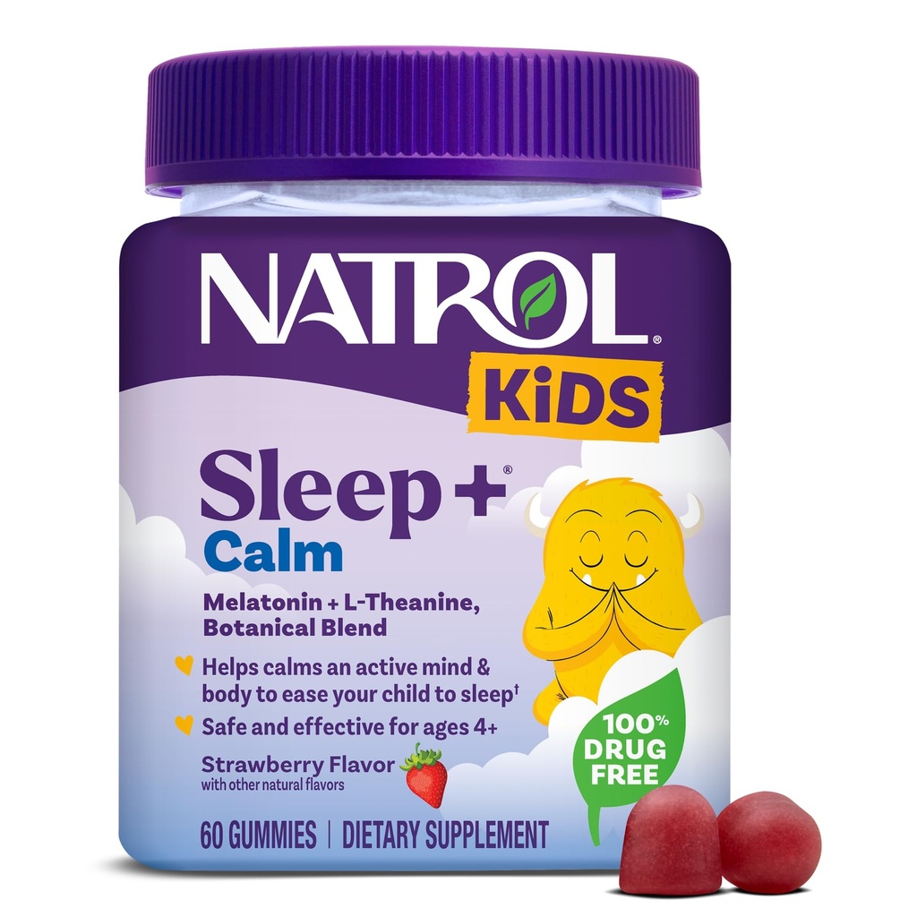 Natrol παιδιά ύπνος+ ήρεμο ύπνο Gummies για παιδιά