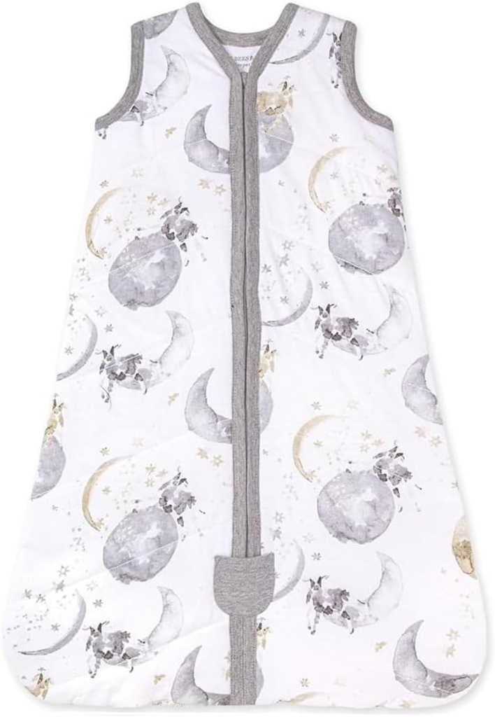 Burt's Bees Baby Unisex Beekeeper Wearable Blanket, Organic Cotton - Light Weight or Medium Weight - Newborn Essentials