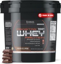 Ultimate Nutrition Prostar Whey Protein Powder Isolate, Chocolate - Χαμηλή υδατανθράκων, υψηλής πρωτεΐνης σκόνης Shake για μυϊκή αύξηση & ανάκτηση - Χαμηλό νάτριο, χαμηλής πυκνότητας & Keto Friendly - 10 lbs Bucket