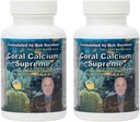 Bobs Best Coral Calcium Supreme I 100% Pure Marine Coral, 74 Trace Minerals I 90 Κάψουλες, Συσκευασία των 2